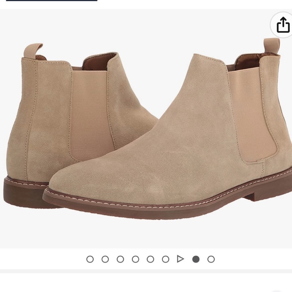 Men’s suede high line Chelsea boots